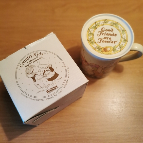 Vintage Mug & Coaster Set - Picture 10 of 11